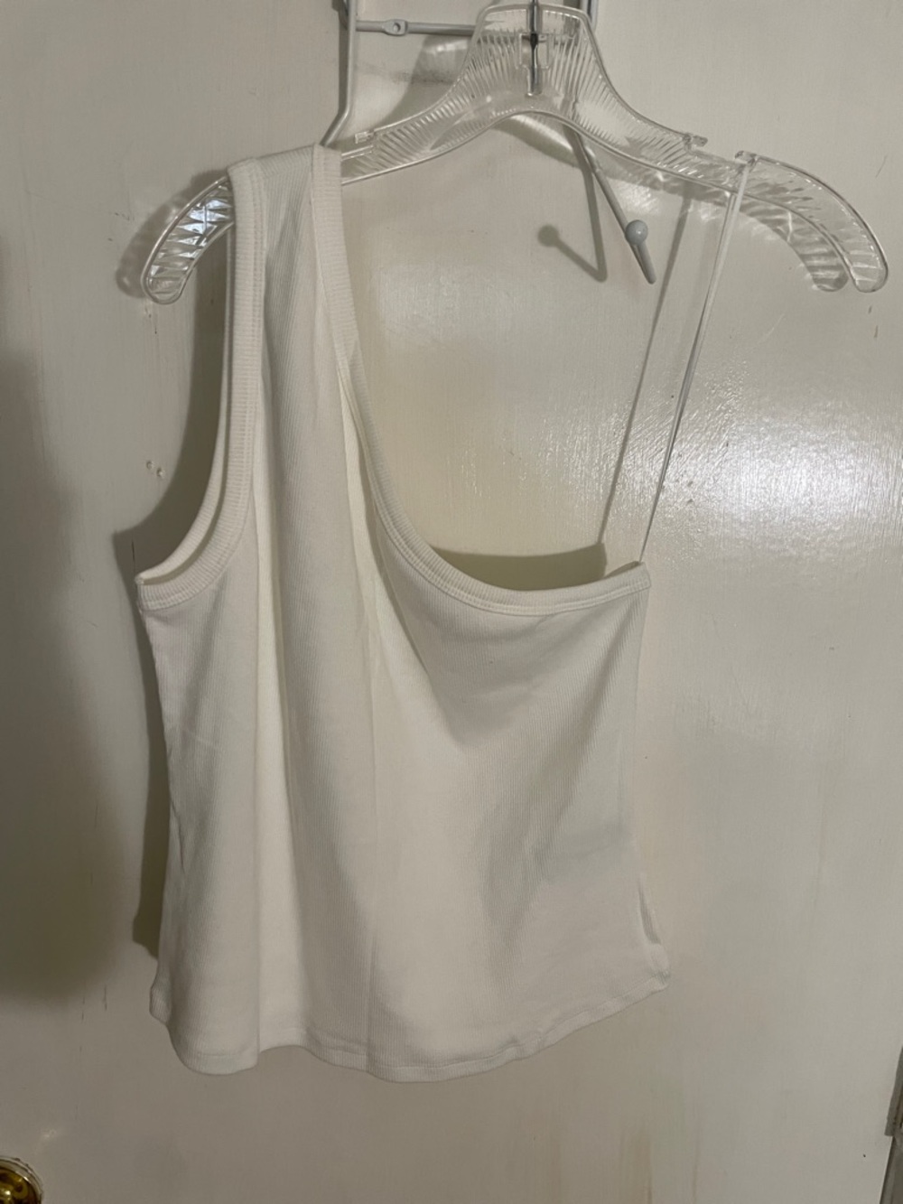 Pilcro Ribbed One-Shoulder Top - Picture 3 of 4